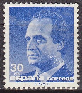 z vendido ESPAÑA 1987 2879 Sello Rey D. Juan Carlos I efigie 30 pts usado Espana Spain Espagne Spagna Spanje Spanien Yvert2497 Michel2762 